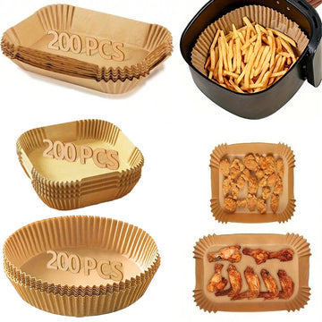Disposable Air Fryer Liners – Oil-Proof Baking Paper (Multiple Shapes)