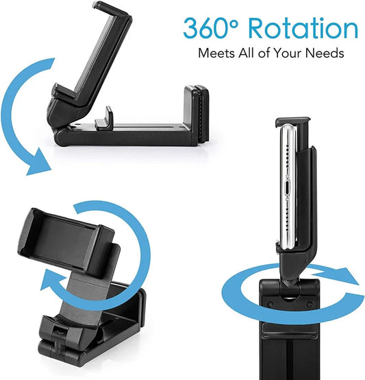 Travel Phone Holder – Foldable, Rotatable, Portable