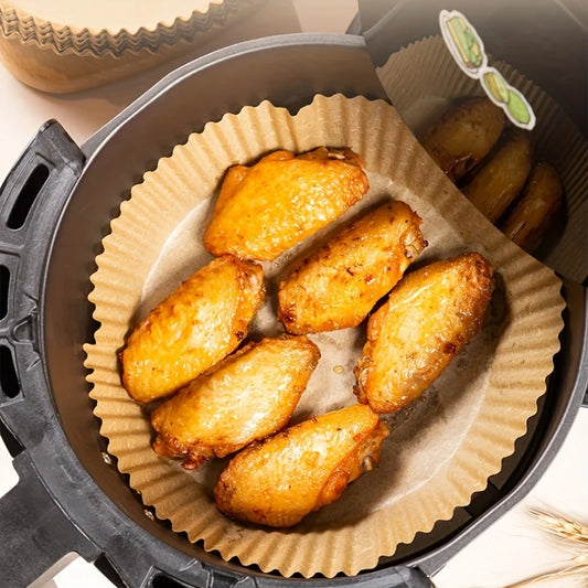 Disposable Air Fryer Liners – Oil-Proof Baking Paper (Multiple Shapes)